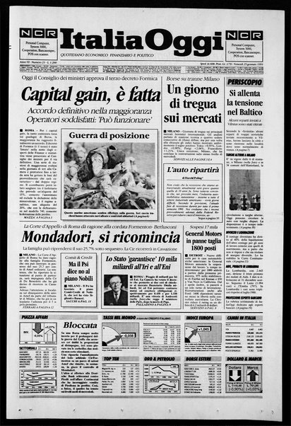 Italia oggi : quotidiano di economia finanza e politica